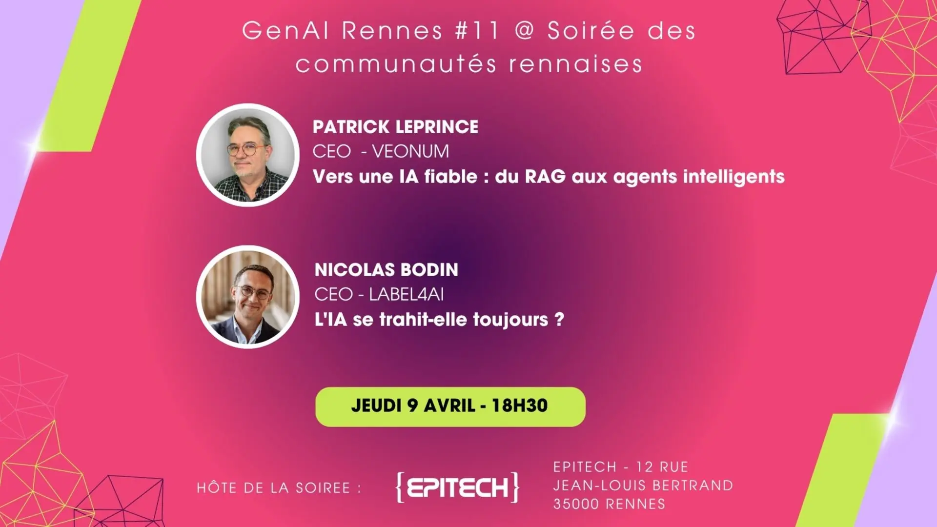 Meetup #11 – GenAI Rennes à la soirée des communautés