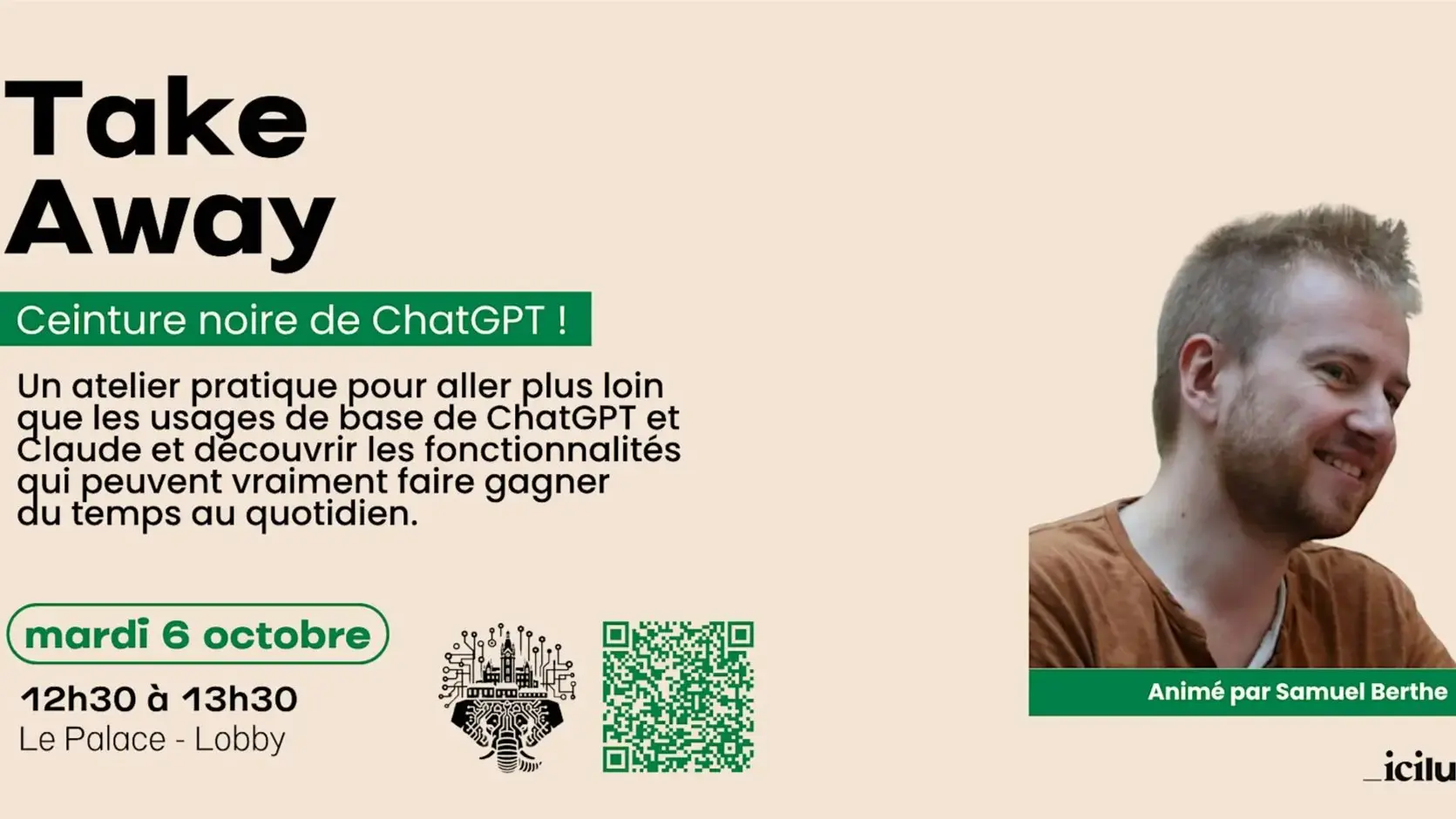[SOLD OUT] Workshop Hors Série: Ceinture noire de ChatGPT